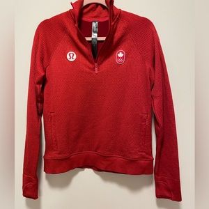 Lululemon Team Canada half zip